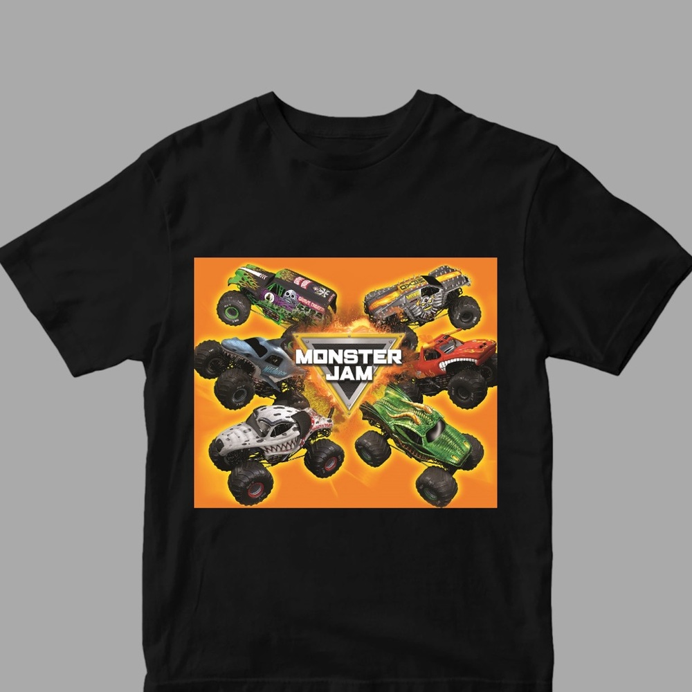 Monster, jam, truck, kids shirt